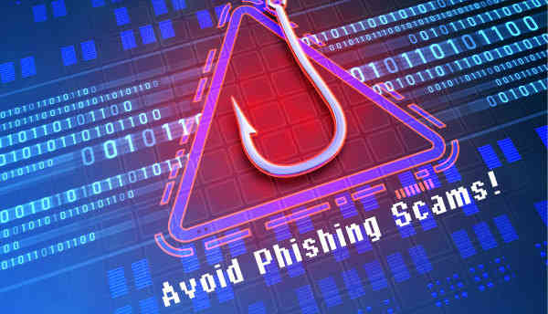 phishing scams banner